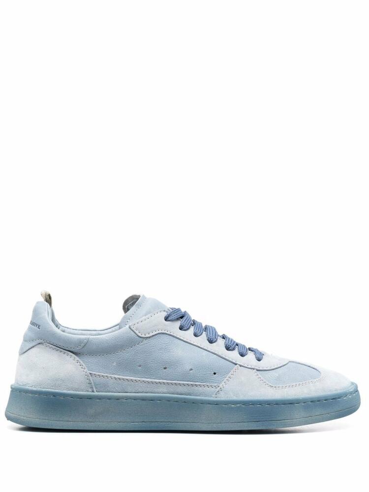 Officine Creative tonal leather sneakers - Blue Cover