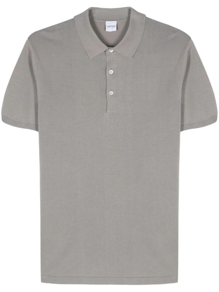 ASPESI cotton polo shirt - Grey Cover