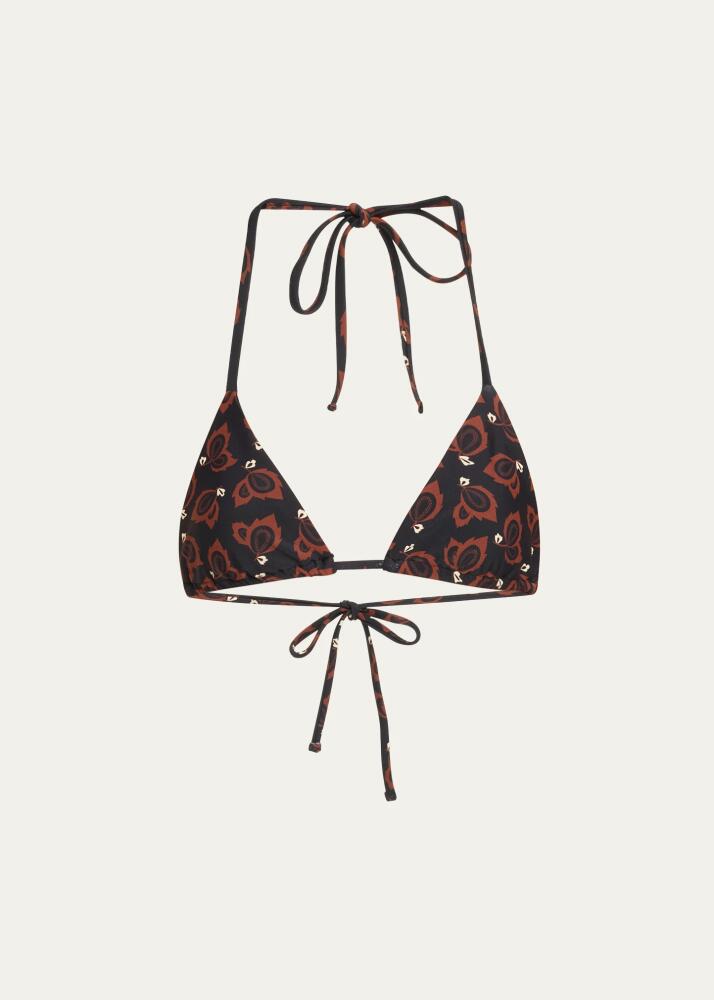 Matteau String Triangle Bikini Top Cover