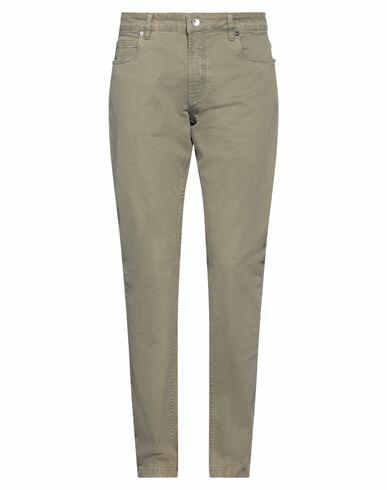 Eleventy Man Pants Sage green Cotton, Elastane Cover