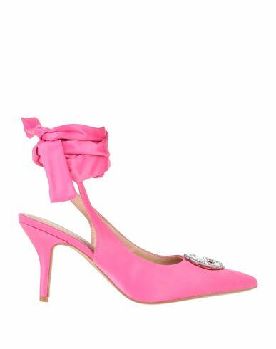 Gaëlle Paris Woman Pumps Fuchsia Textile fibers Cover