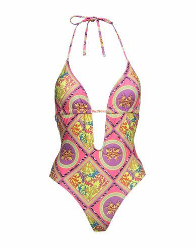 4giveness Woman One-piece swimsuit Fuchsia Polyester, Elastane Cover