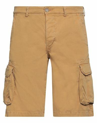 40weft Man Shorts & Bermuda Shorts Camel Cotton Cover