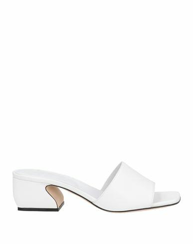 Si Rossi By Sergio Rossi Woman Sandals White Soft Leather Cover