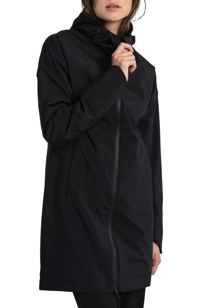 Lole Element Hooded Waterproof Raincoat in Black Beauty Cover