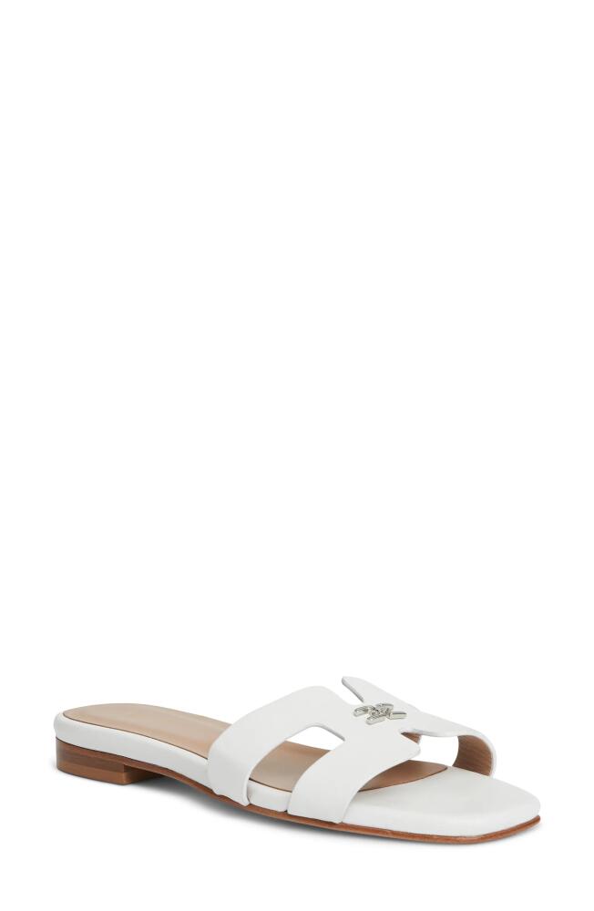 Bruno Magli Fina Slide Sandal in White Cover