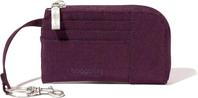 Baggallini RFID Zip Card Case (Mulberry) Wallet Handbags Cover