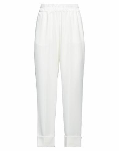 Kate By Laltramoda Woman Pants White Polyester, Elastane Cover