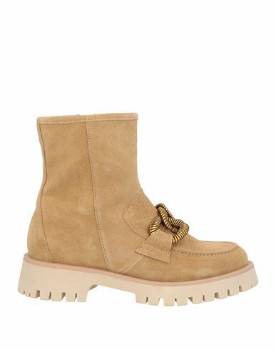 Bruno Premi Woman Ankle boots Sand Leather Cover