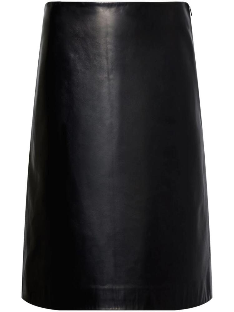 Proenza Schouler Adele leather skirt - Black Cover