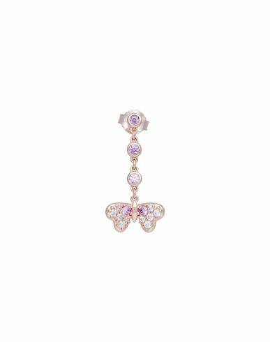 Kurshuni Butterflysingle Earring Woman Single Earring Rose gold 925/1000 Silver, Cubic zirconia Cover