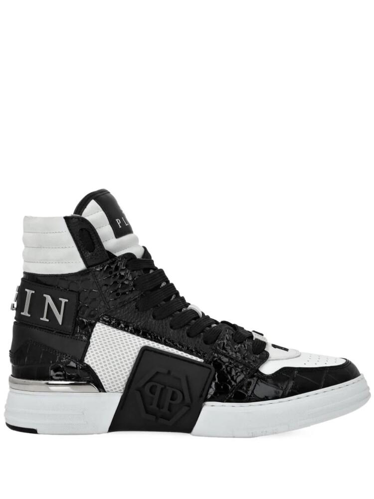 Philipp Plein Hexagon high-top sneakers - Black Cover