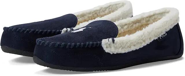 Polo Ralph Lauren Declan Moccasin Slipper (Navy) Women's Shoes Cover