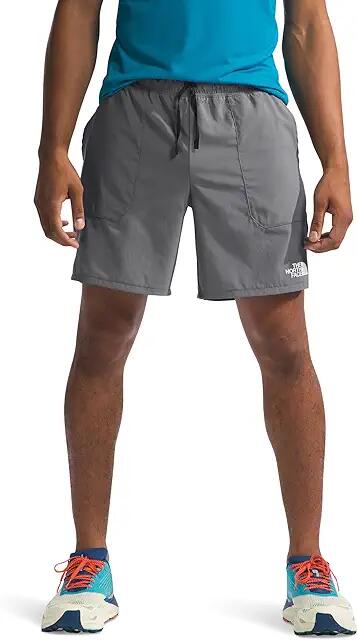 The North Face 7 Sunriser Shorts (Smoked Pearl) Men's Shorts Cover