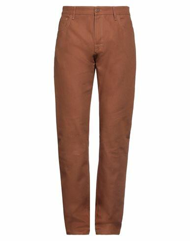 Raf Simons Man Pants Brown Cotton Cover