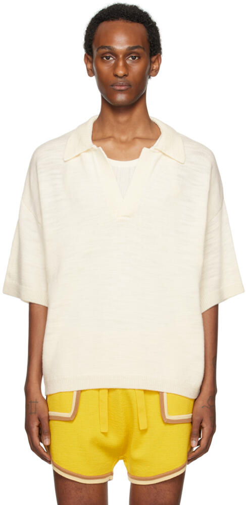 King & Tuckfield Off-White Oversized SL Polo Cover