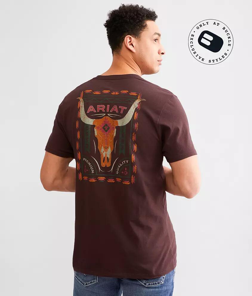 Ariat Tombstone Longhorn T-Shirt Cover