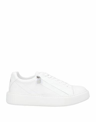 Cesare Paciotti 4us Man Sneakers White Calfskin Cover