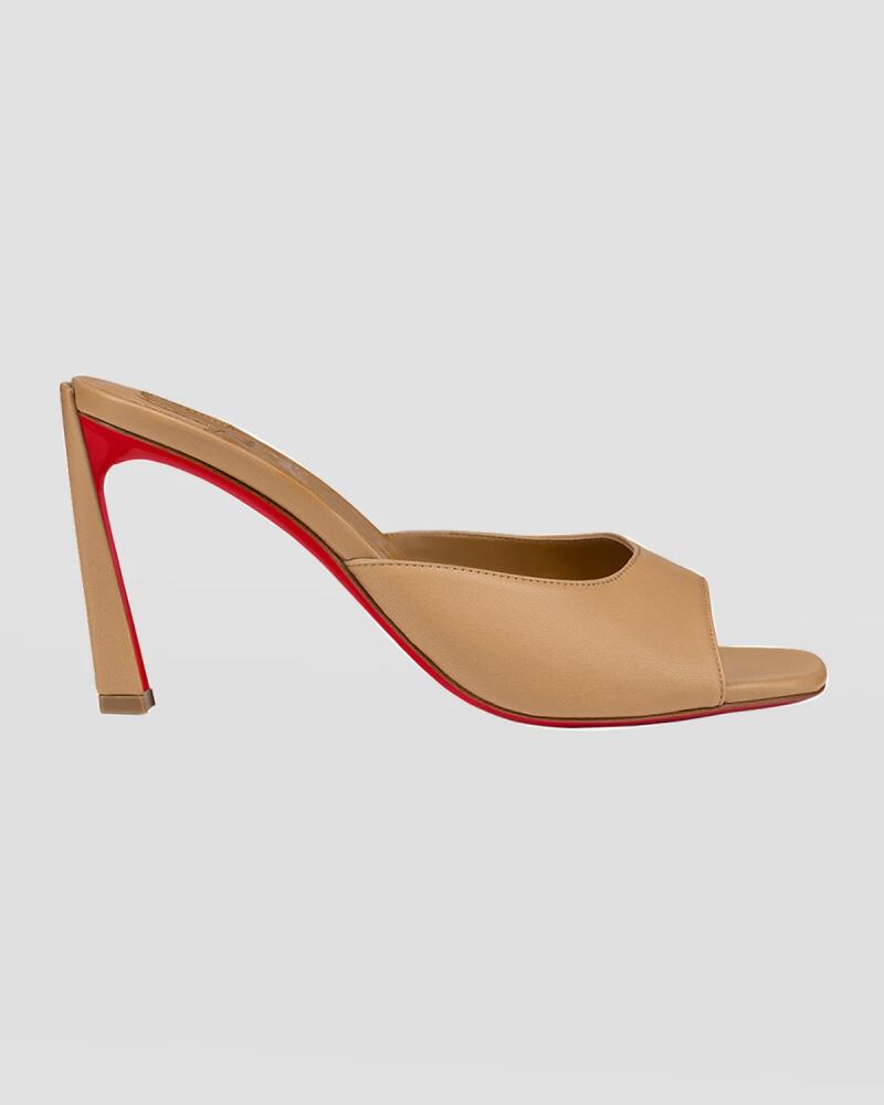 Christian Louboutin Condora Leather Red Sole Mule Sandals Cover