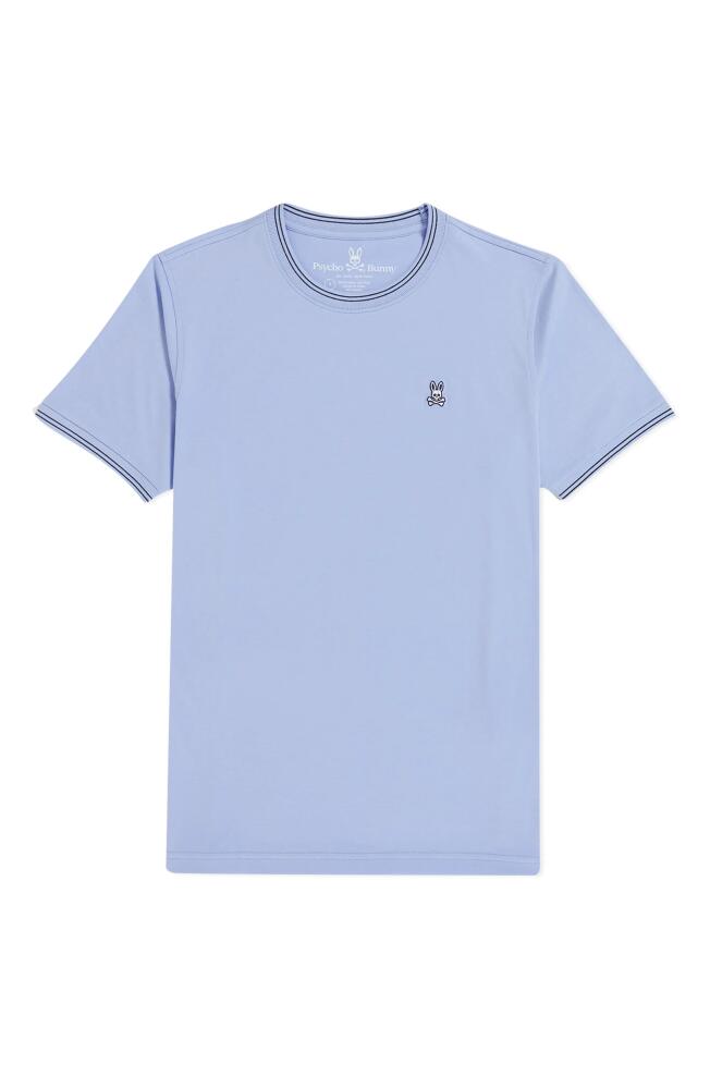 Psycho Bunny Men's Tipped Crewneck T-Shirt in Deco Blue Cover