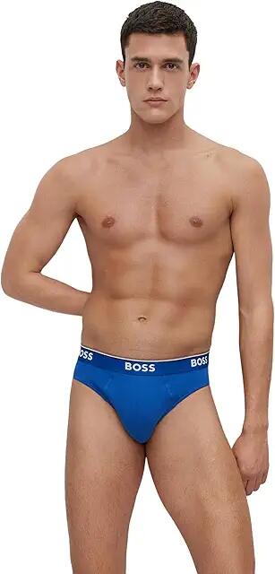 BOSS 3-Pack Brief Power (Blue/Navy/Grey) Men's Underwear Cover