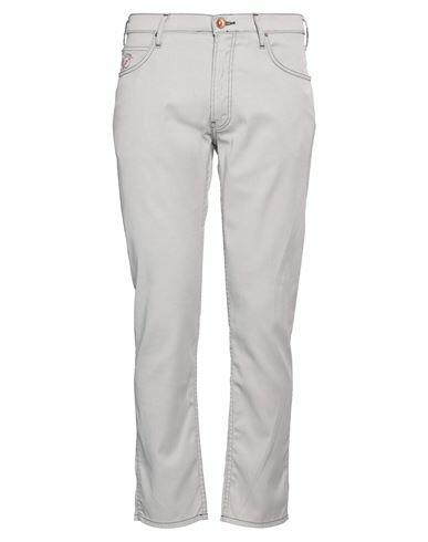 Hand Picked Man Pants Grey Nylon, Cotton, Elastane Cover