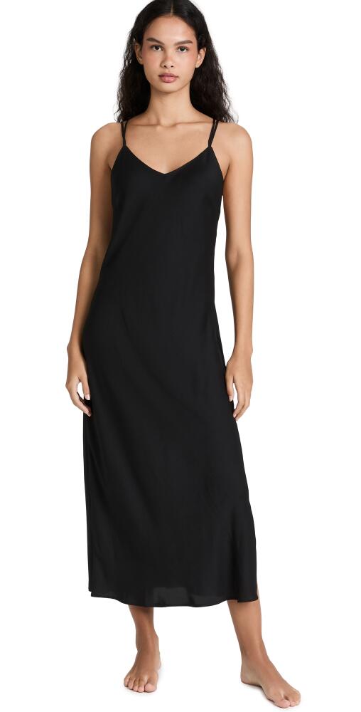 Honeydew Intimates Woven Lounge Dress Black Cover