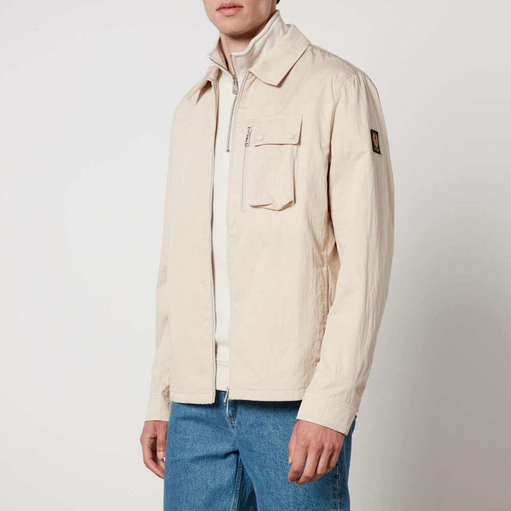 Belstaff Rail Cotton-Blend Taffeta Overshirt Cover