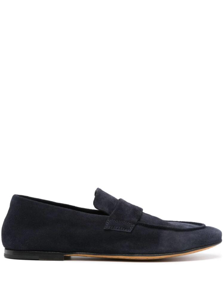 Officine Creative Blair 001 suede loafers - Blue Cover