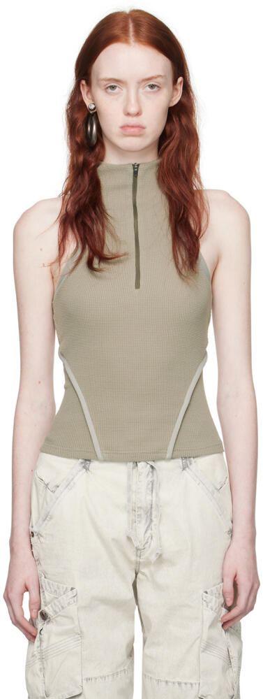 HYEIN SEO Green Racerback Tank Top Cover