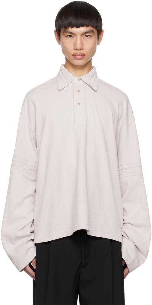 Acne Studios Off-White Embossed Polo Cover