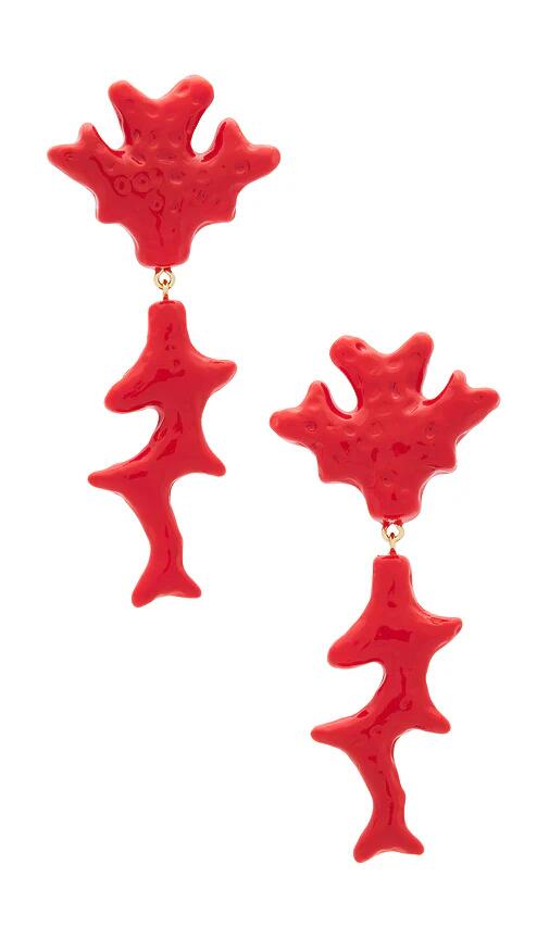 Julietta Coral Earrings in Red Cover