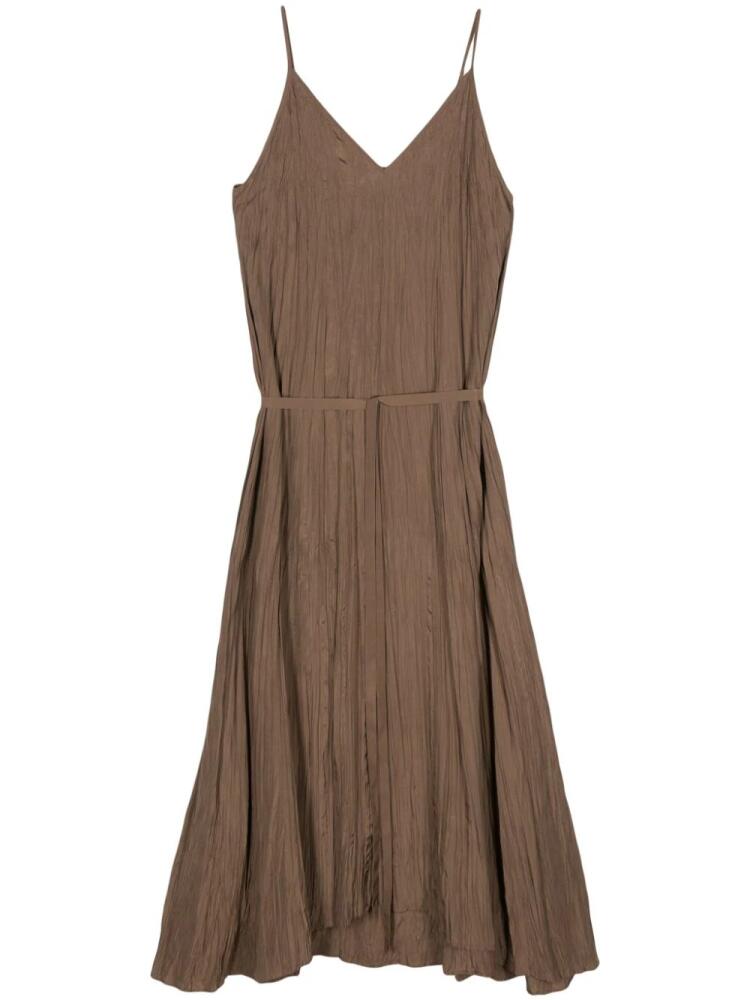 JOSEPH Daniele silk maxi dress - Brown Cover