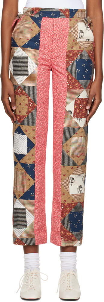 Bode Multicolor 'This And That' Trousers Cover