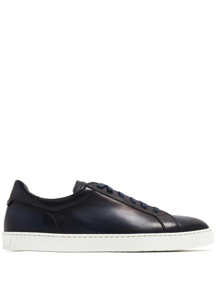 Magnanni Costa Lo ombré-effect leather sneakers - Blue Cover