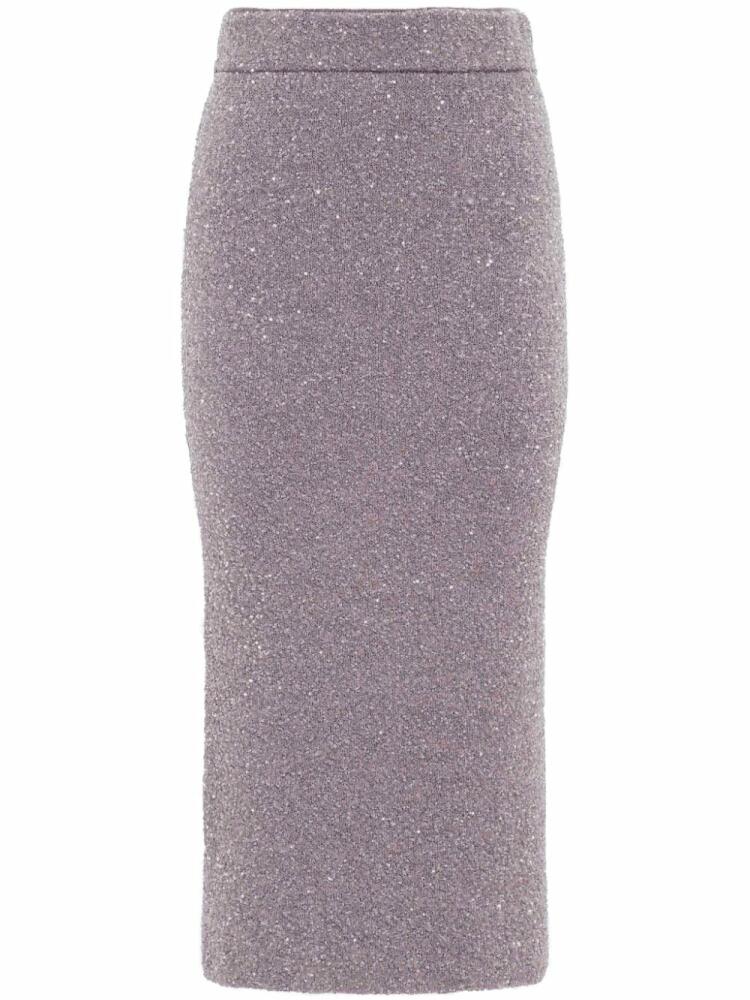 Altuzarra Carlson sequin-embellished skirt - Neutrals Cover