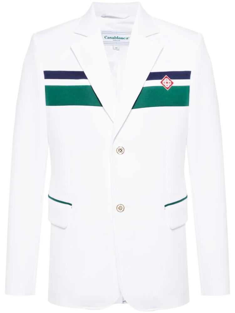 Casablanca Casablanca striped blazer - White Cover