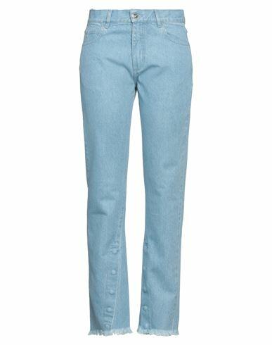 Marques' Almeida Woman Jeans Blue Refibra, Recycled cotton, Organic cotton Cover