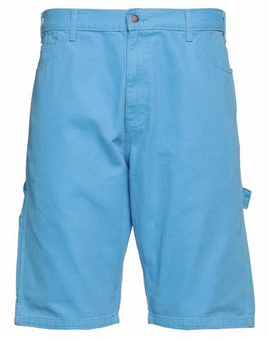 Dickies Man Shorts & Bermuda Shorts Azure Cotton Cover