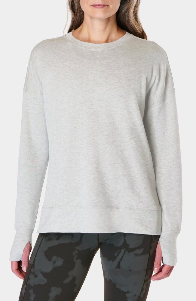 Sweaty Betty After Class Sweatshirt in Light Grey Marl Cover