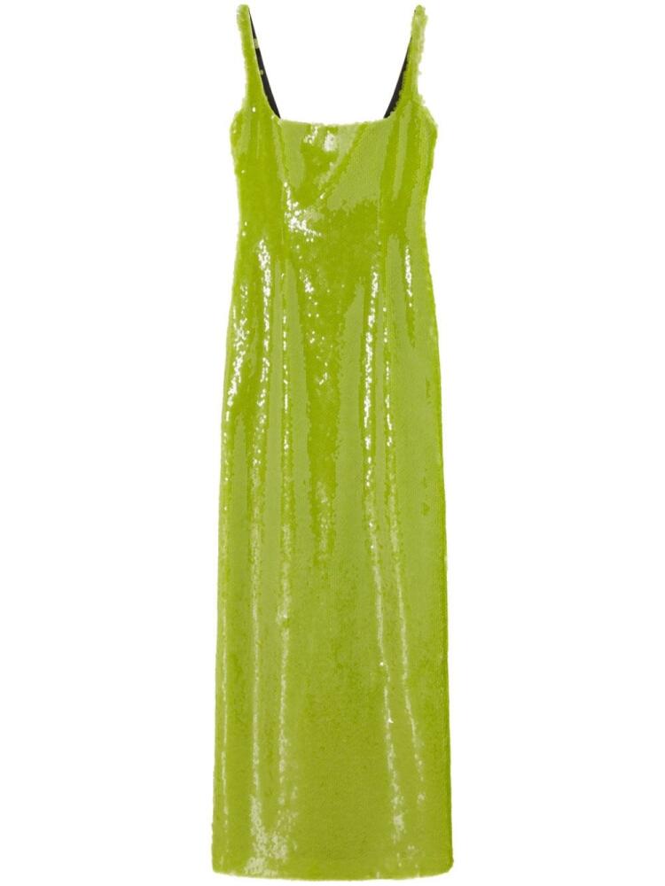 16Arlington Electra sequinned maxi dress - Green Cover