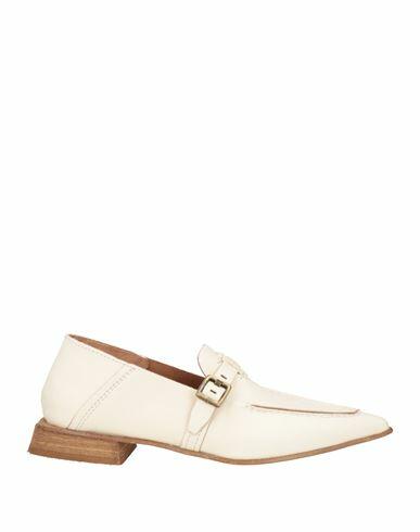 A. s.98 Woman Loafers Off white Leather Cover