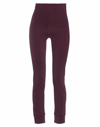 High Woman Leggings Deep purple Nylon, Elastane Cover