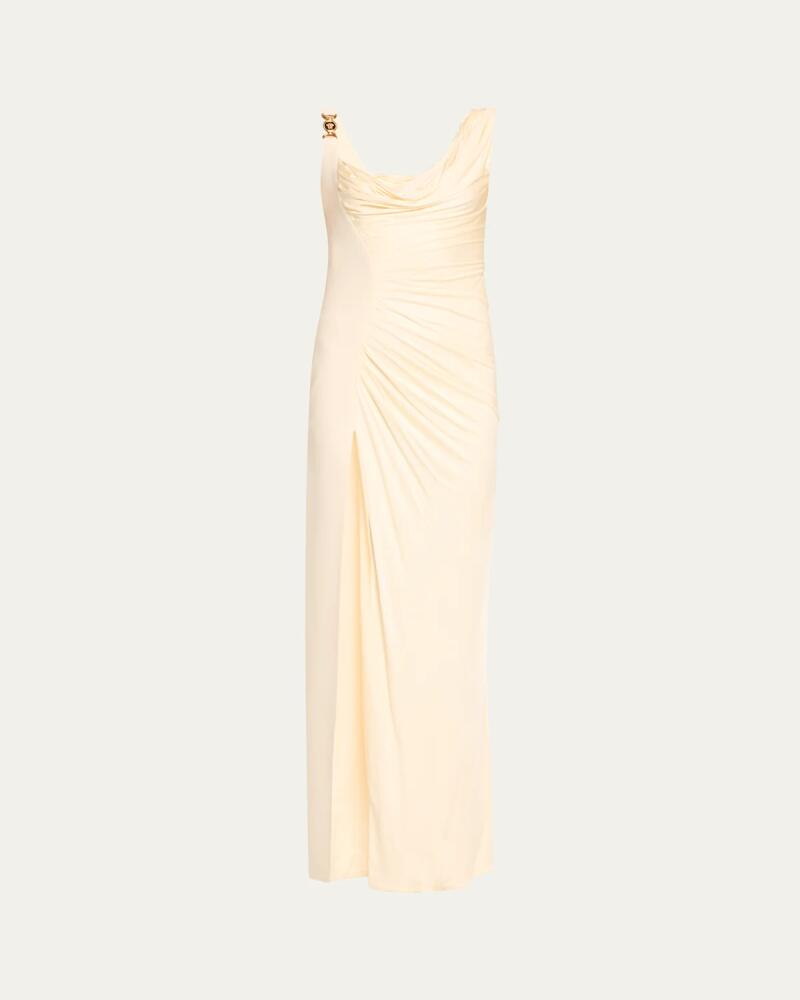 Versace Ruched Jersey Gown Cover