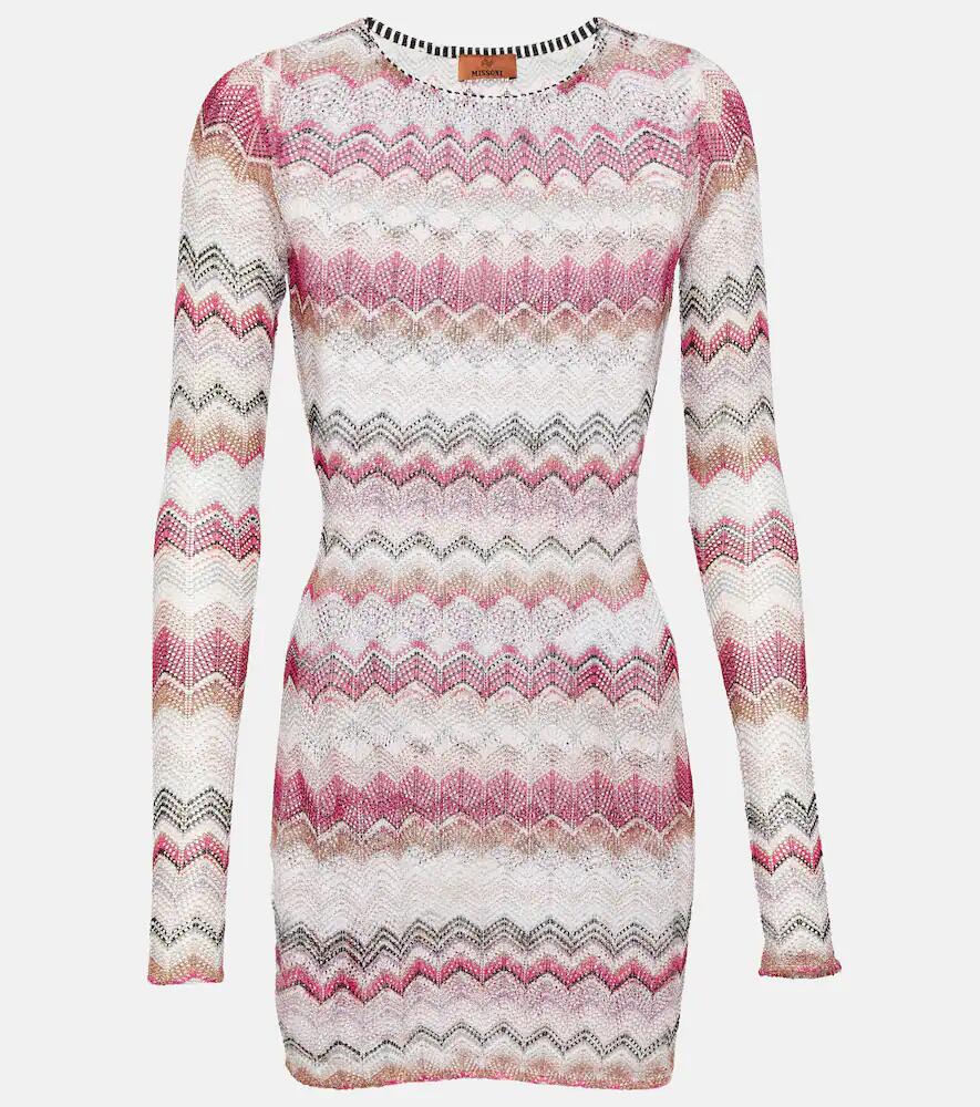 Missoni Mare Zig Zag crochet minidress Cover