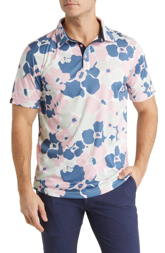 Swannies Ace Golf Polo in Flamingo-Mint-Blue Cover