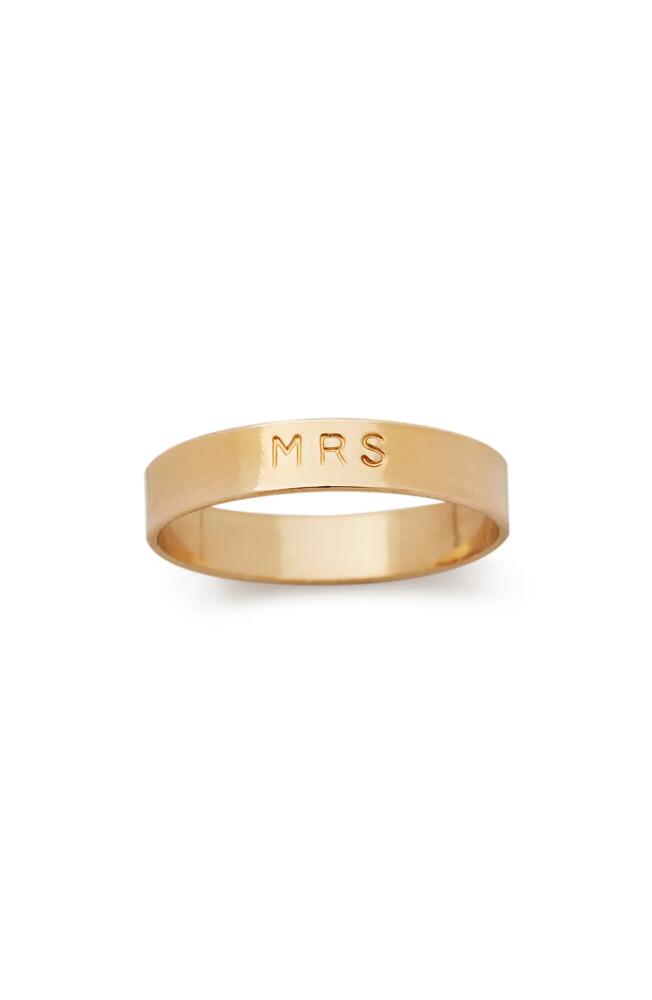 MADE BY MARY Amara Mrs Ring in Gold Cover