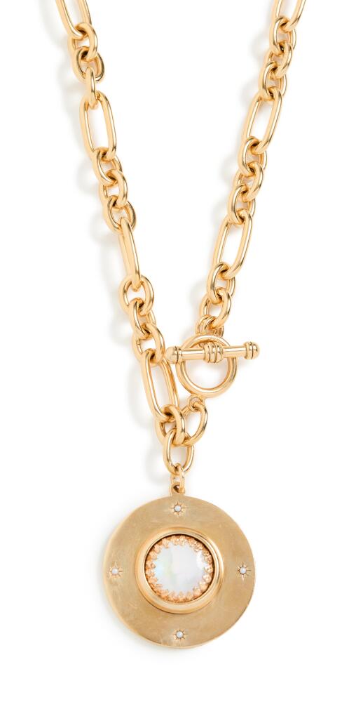 Brinker + Eliza Saturn Necklace Gold Cover