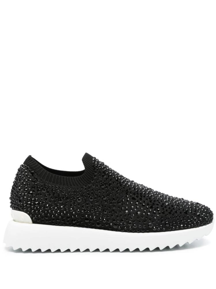 Le Silla Claire rhinestone-embellished sneakers - Black Cover