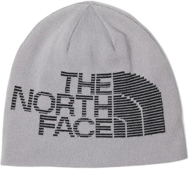 The North Face Reversible Highline Beanie (TNF Light Grey Heather/TNF Light Grey Heather/TNF Black) Caps Cover